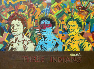 Hans Vergara-Three indians/><span class=